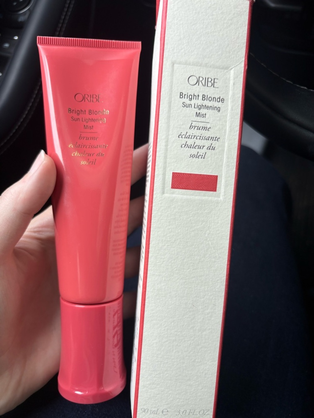 Oribe Bright Blonde Sun Lightening Mist - Coral Pink Tube